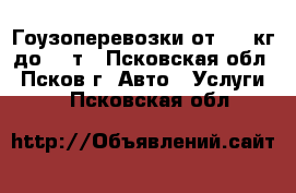 Гоузоперевозки от 100 кг до 20 т - Псковская обл., Псков г. Авто » Услуги   . Псковская обл.